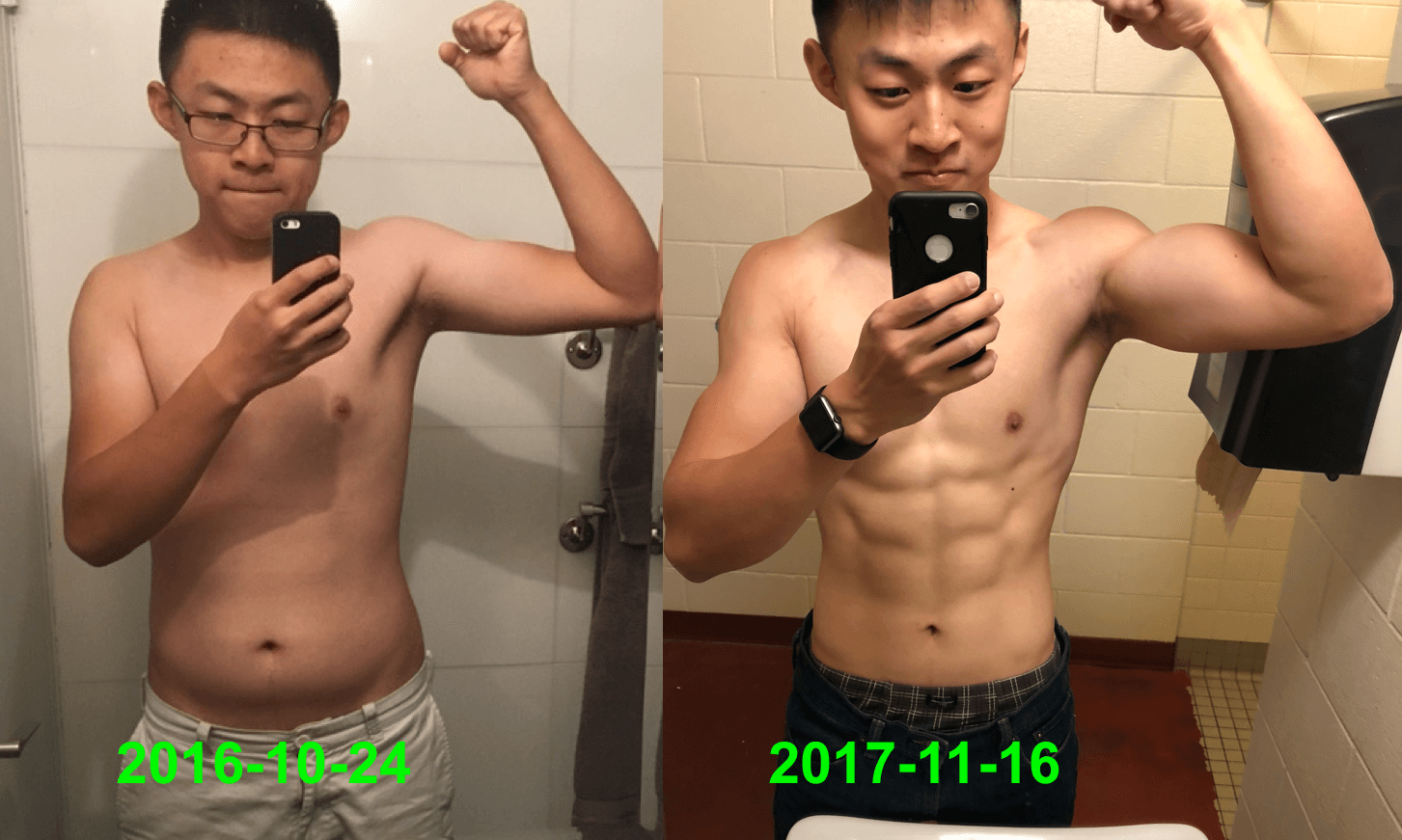 My Gym Transformation Bo Peng